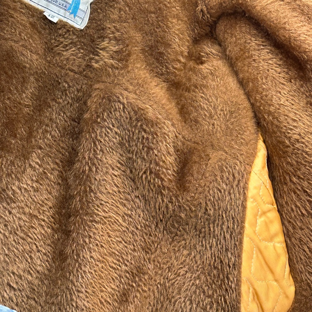 PIONEER Vintage Mens Two Tone Brown Leather Jacket-42 - Picture 8 of 11